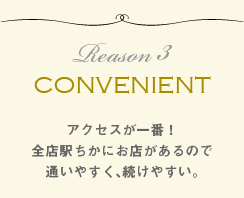 CONVENIENT アクセス便利なJR秋葉原駅徒歩1分のアトレ秋葉原1 5階にございます。